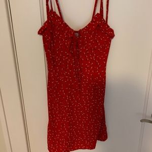 Red Floral Dress